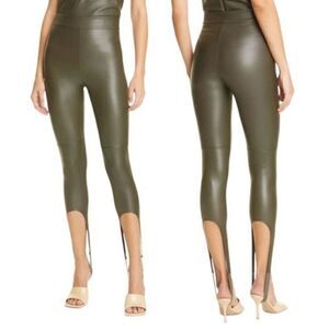 NWT Alix NYC Faux Leather Stirup Leggings